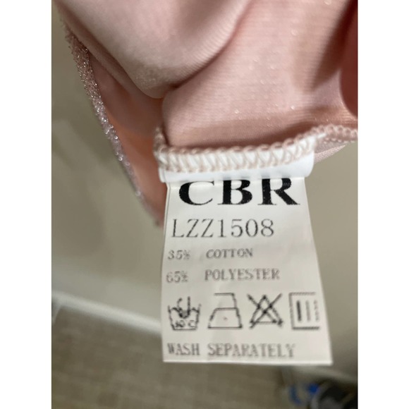 Womens Pink BodyCon Dress CBR Rose Silver Tank Dress Sz M NEW Fitted - Picture 7 of 10